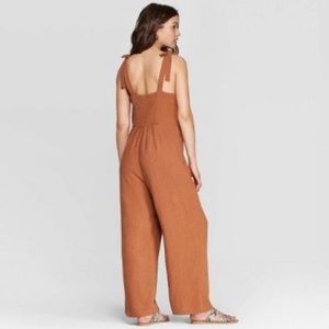 Romper with tie straps